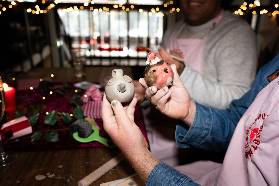 Make a ceramic bauble at La Panza