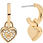 サムネイル： Michael Kors Fashion Gold-Tone Brass Hoop Earring 