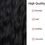 Miniature : Long Natural Synthetic Wavy 24in Black Wig