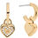 サムネイル： Michael Kors Fashion Gold-Tone Brass Hoop Earring 
