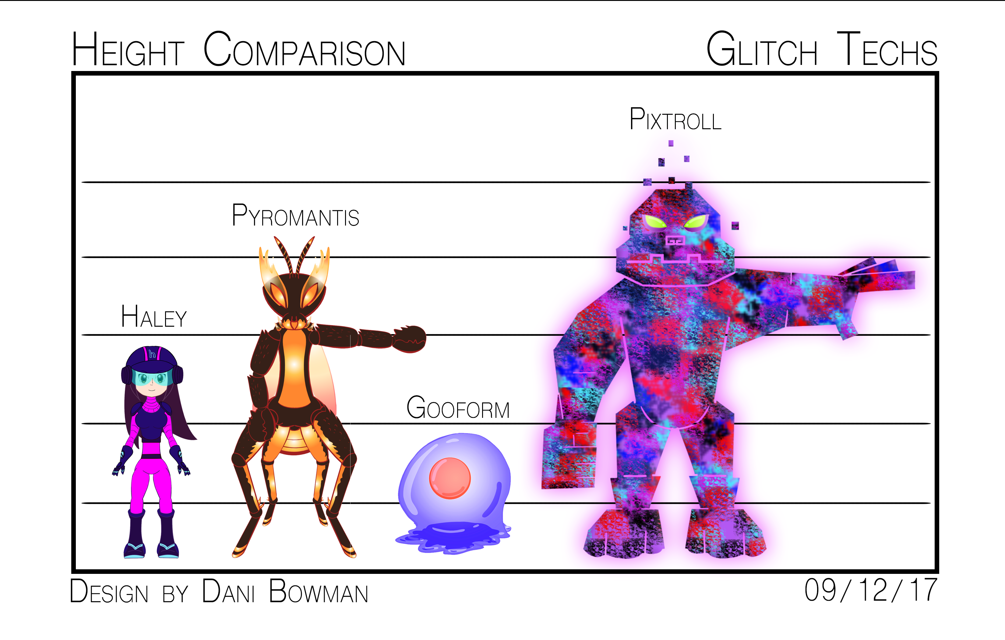 Danibowman Character Design