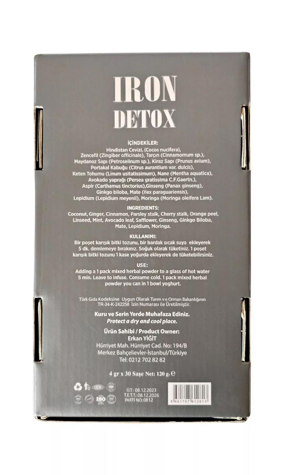 Thumbnail: Iron Detox Mixed Herbal Tea 30 pcs