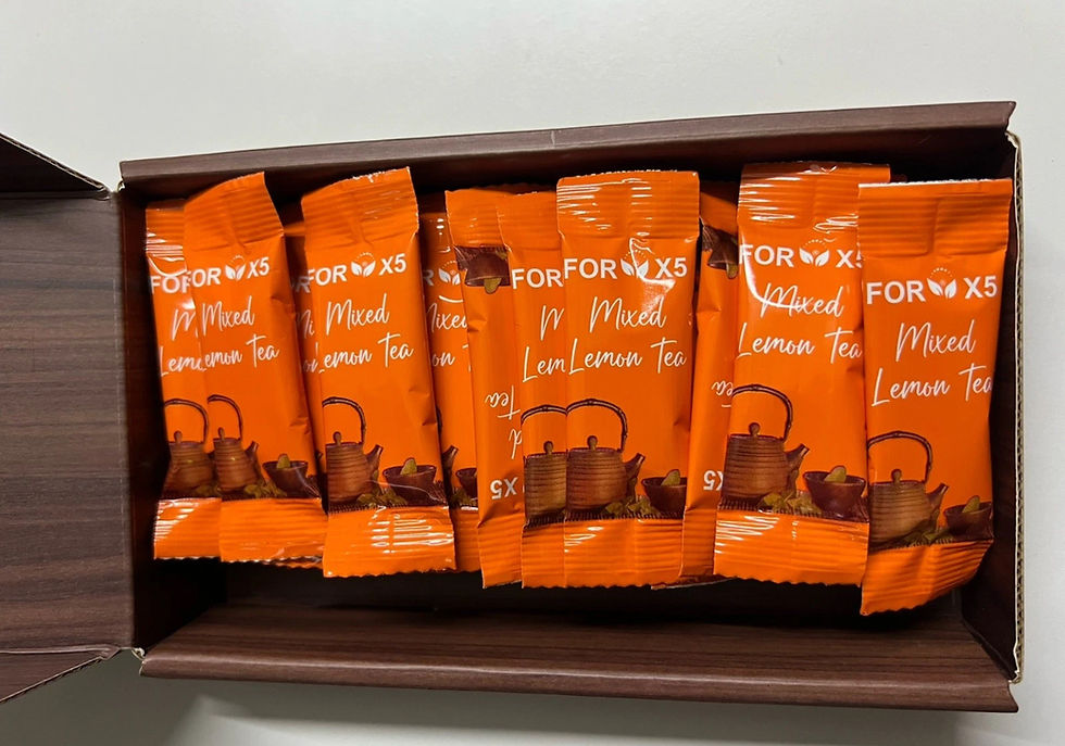 Thumbnail: Forx5 Detox Mixed lemon Tea Herbal Drink  30 pcs