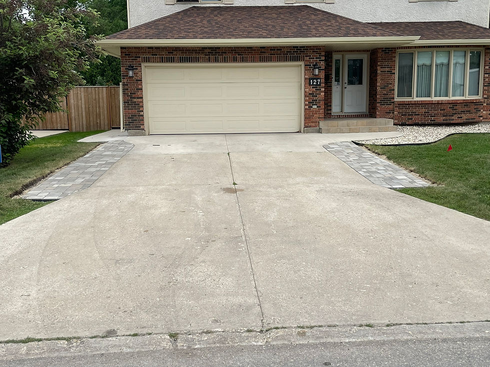 Driveway Extension and Patio