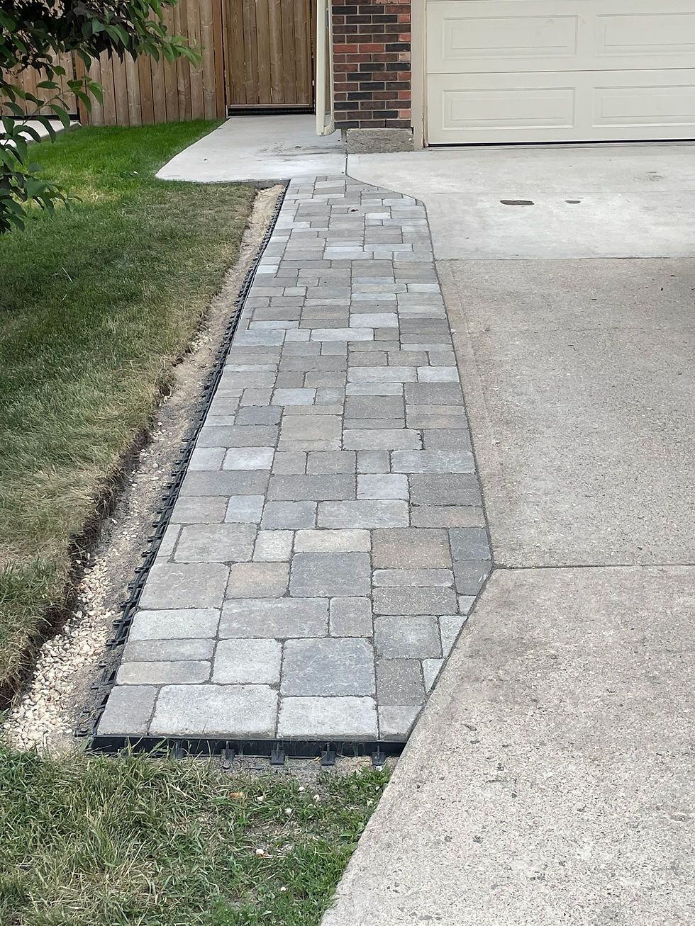 Driveway Extension and Patio