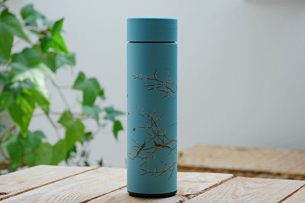Thumbnail: A tea flask with rubber coating - 4 Chinese Designs