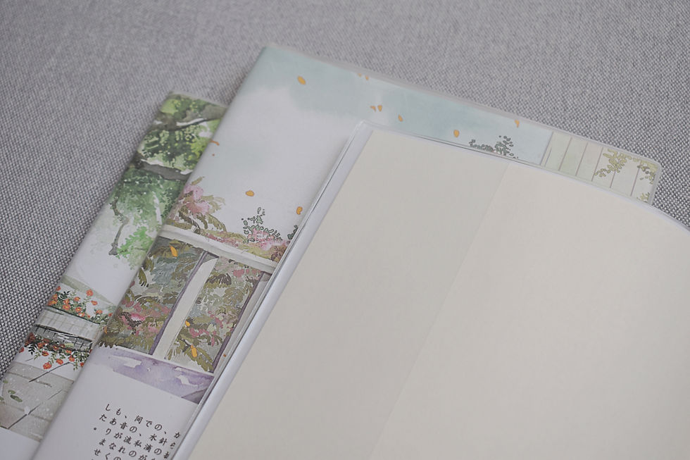 Thumbnail: Japanese notebook SUMMER OF POETRY B5 4 designs