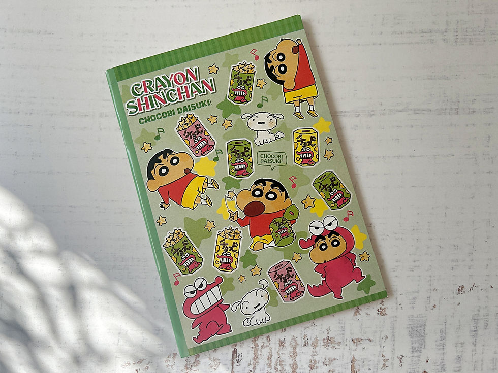 Thumbnail: "CRAYON SHINCHAN" LINED NOTEBOOK – 32 SHEETS, 2 patterns