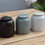 Thumbnail: Japanese small tea jars "Fish Scale" 3 colors