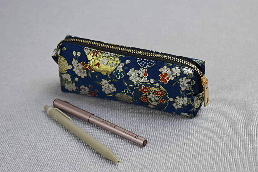 Thumbnail: Fabric pencil case, cosmetic bag CHINESE WIND 4 colors