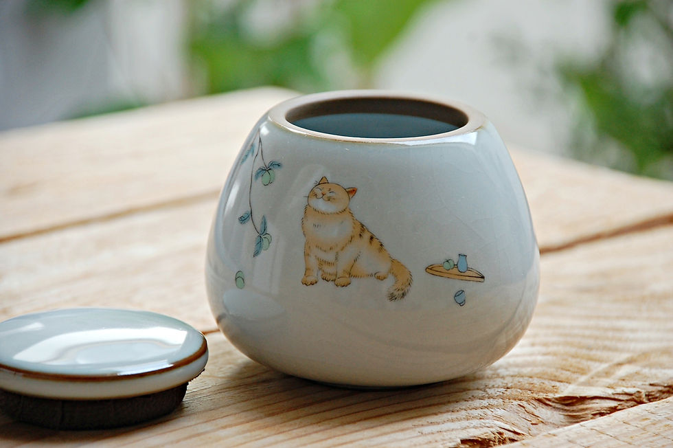 Thumbnail: Decorative tea jar in an elegant package CAT
