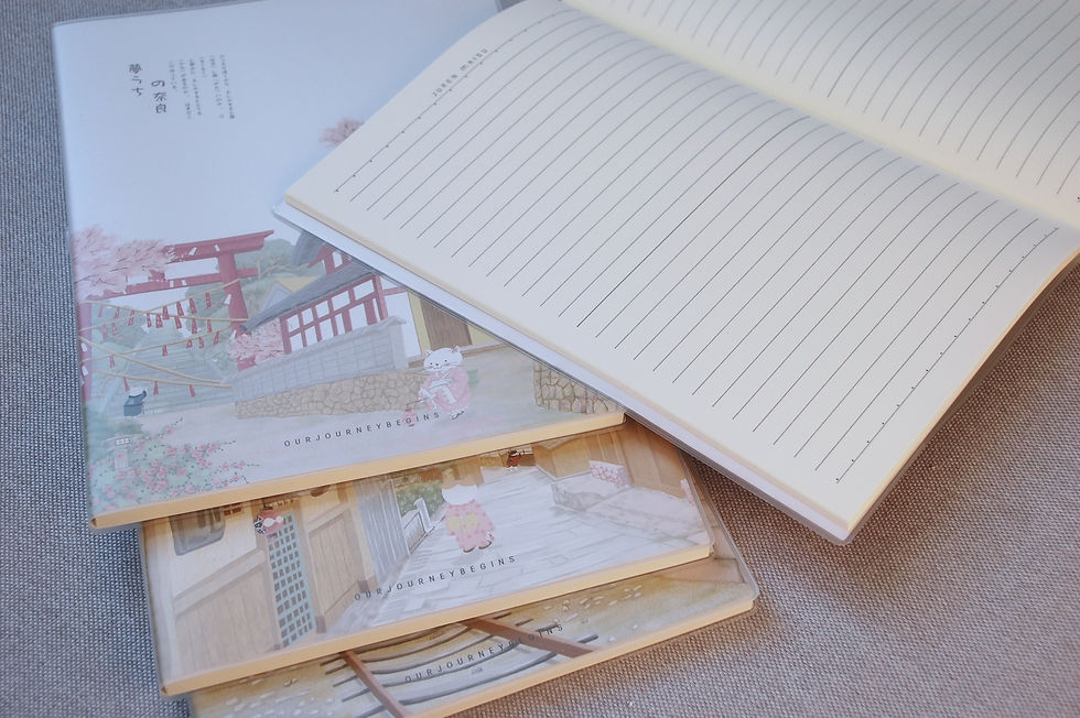 Thumbnail: Notebook "Japanese Country of Cherry Blossom" B5, 4 patterns