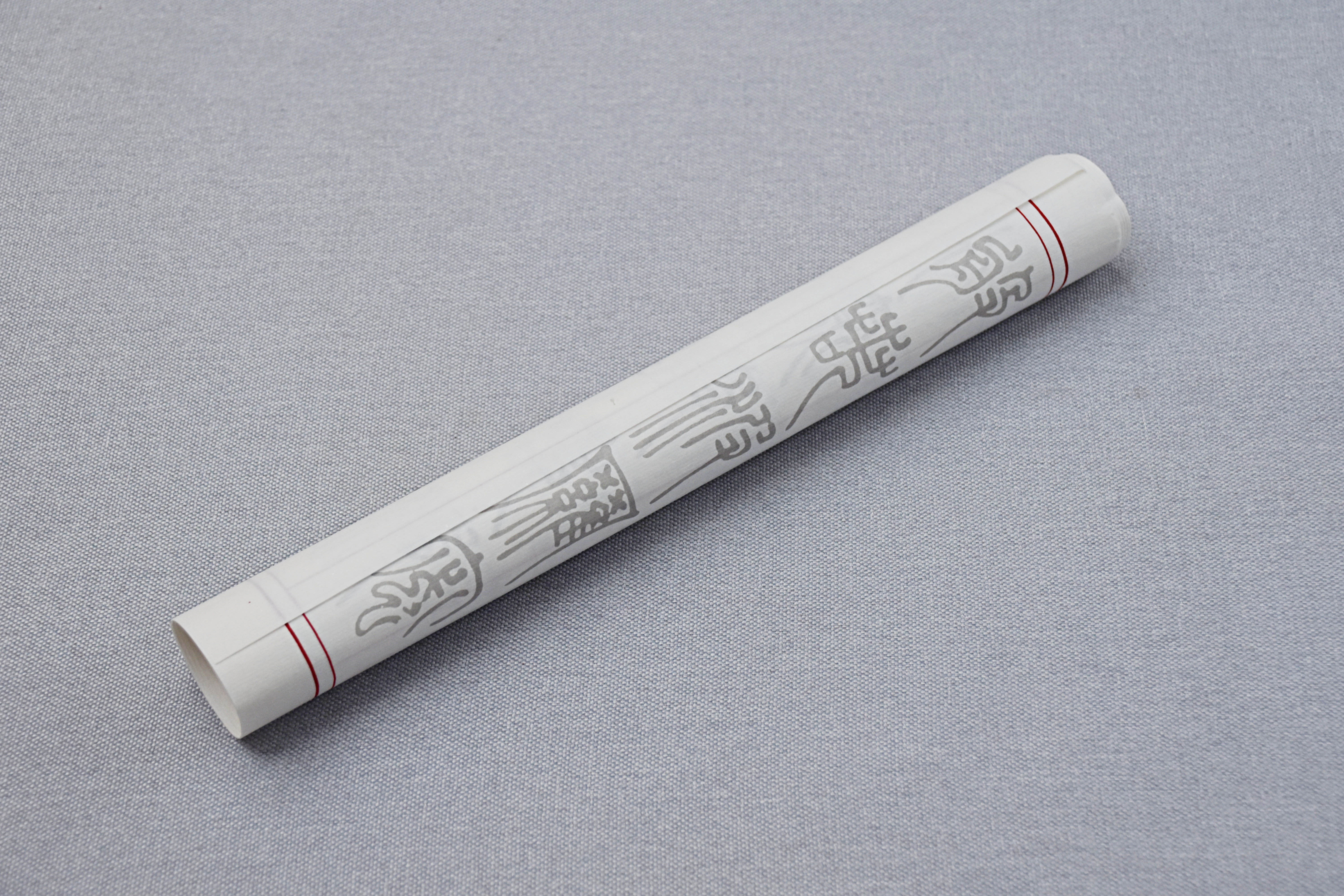 Papier ryżowy do ćwiczenia pisma pieczęciowego w rulonie DŁUGI 300 cm x 35 cm