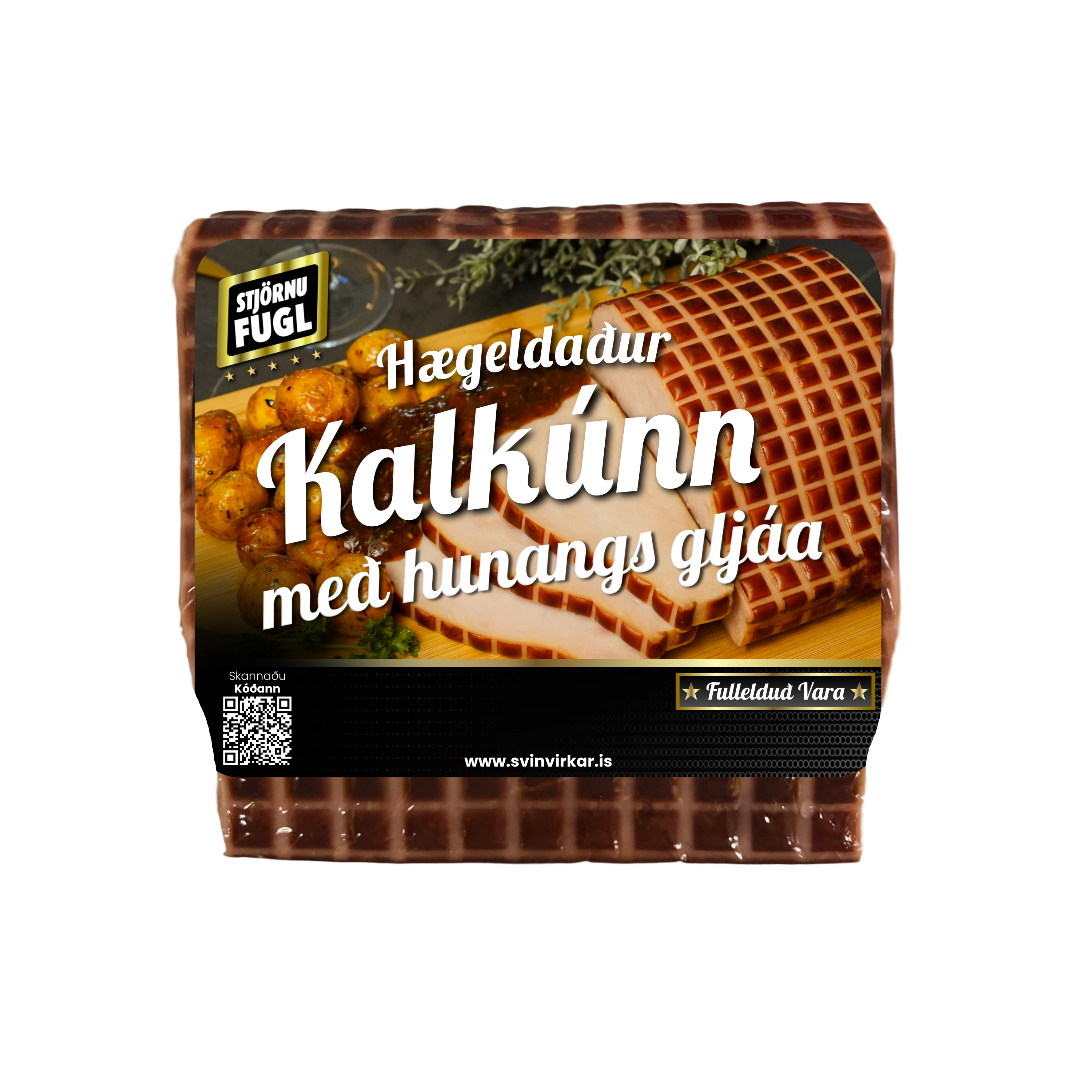 Hunangsristuð kalkúnaskinka