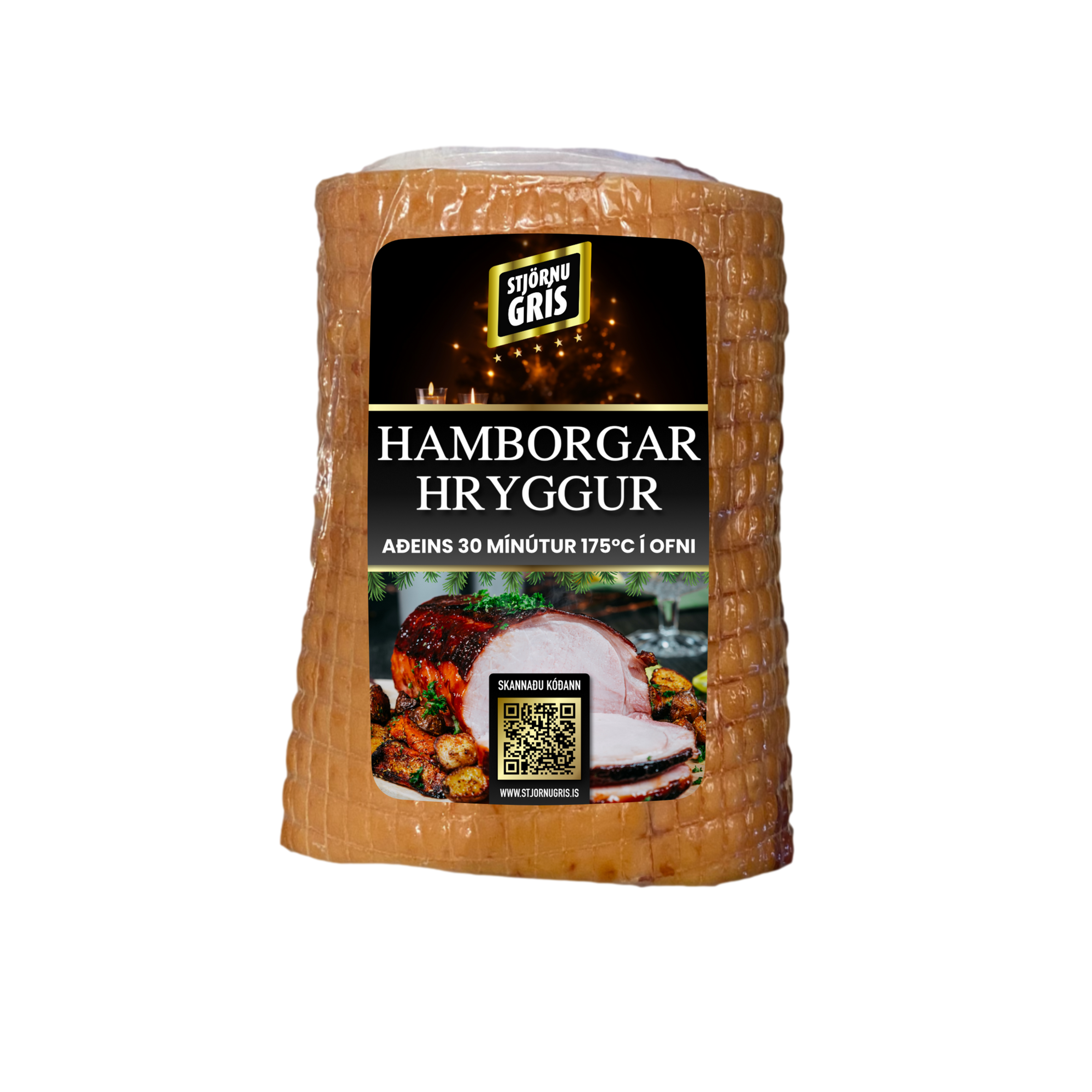 Fulleldaður hamborgarhryggur