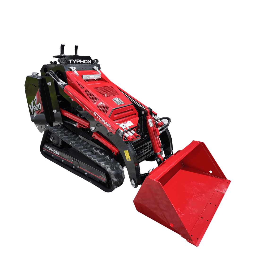 Brand New TYPHON STOMP V900 1.4 Ton Mini Track Loader Featuring Dual Auxiliary
