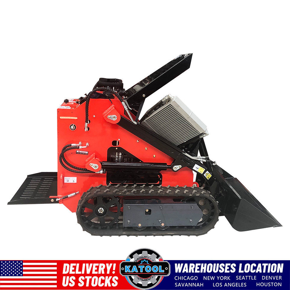 Thumbnail: Katool KT-SK26B Mini Skid Steer Track Loader 23HP