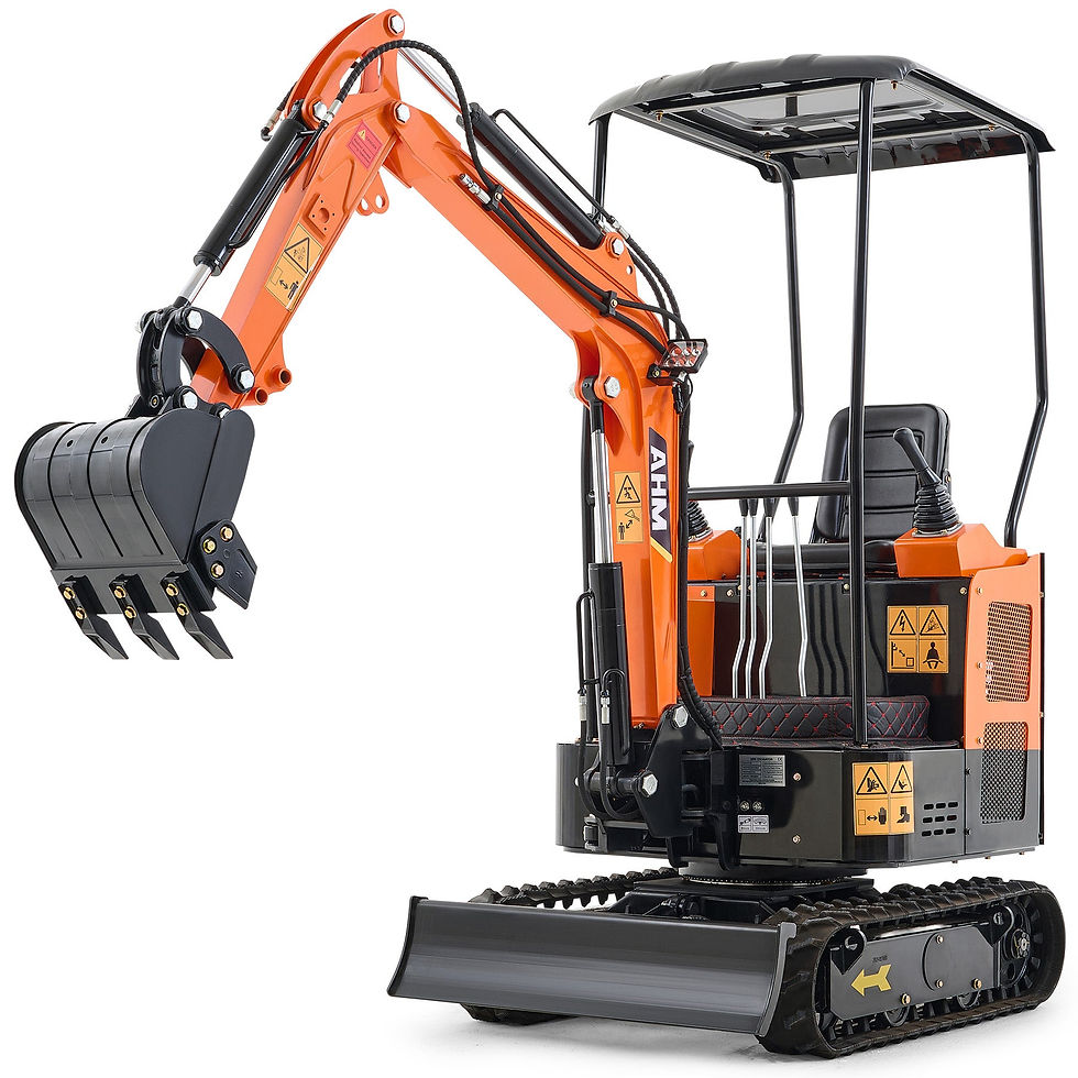 Thumbnail: AX-16C | 23 HP B&S Engine Mini Excavator with Swing Boom