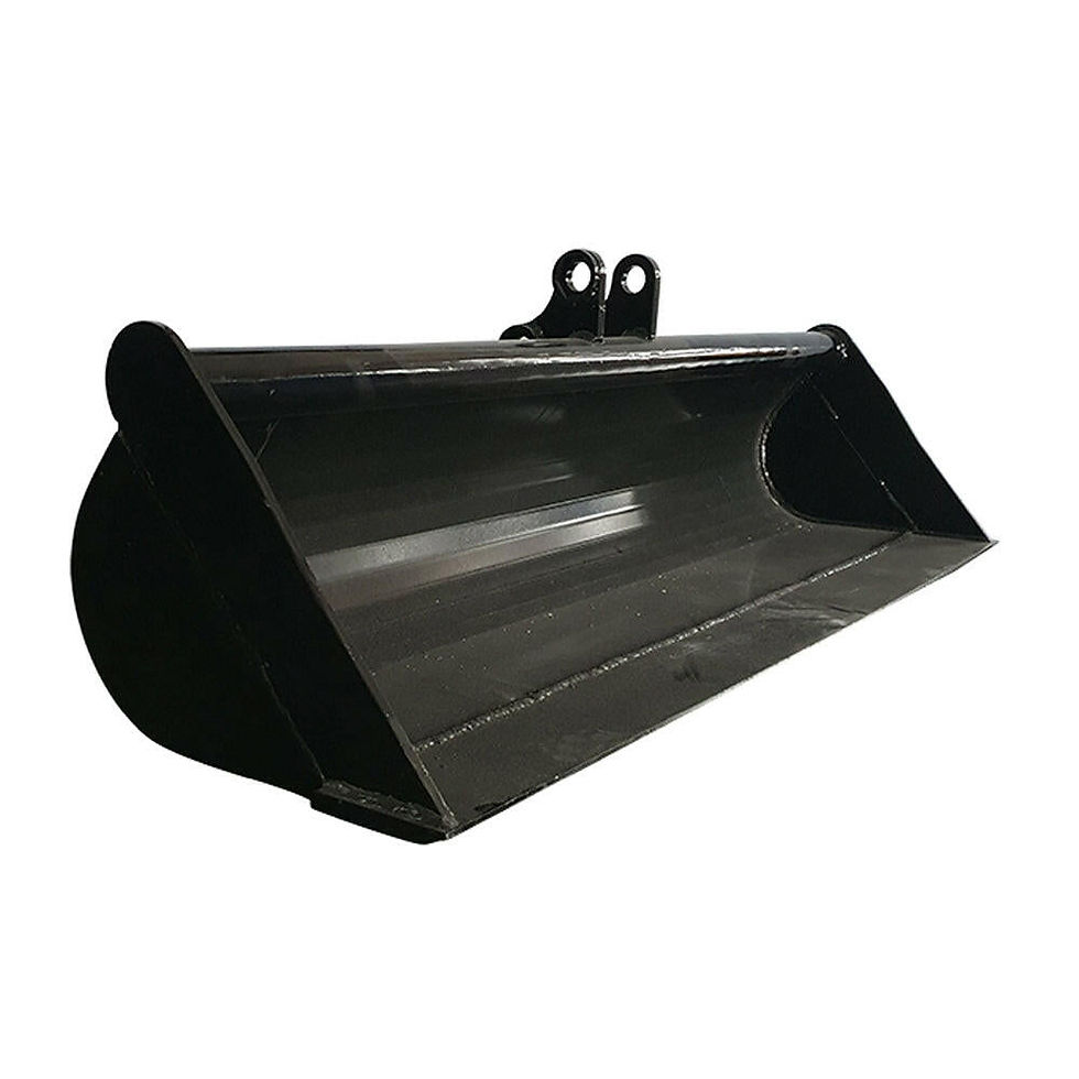 Thumbnail: 47" Toothless Bucket for 1-2Ton Mini Excavator | 12EX-WD47B