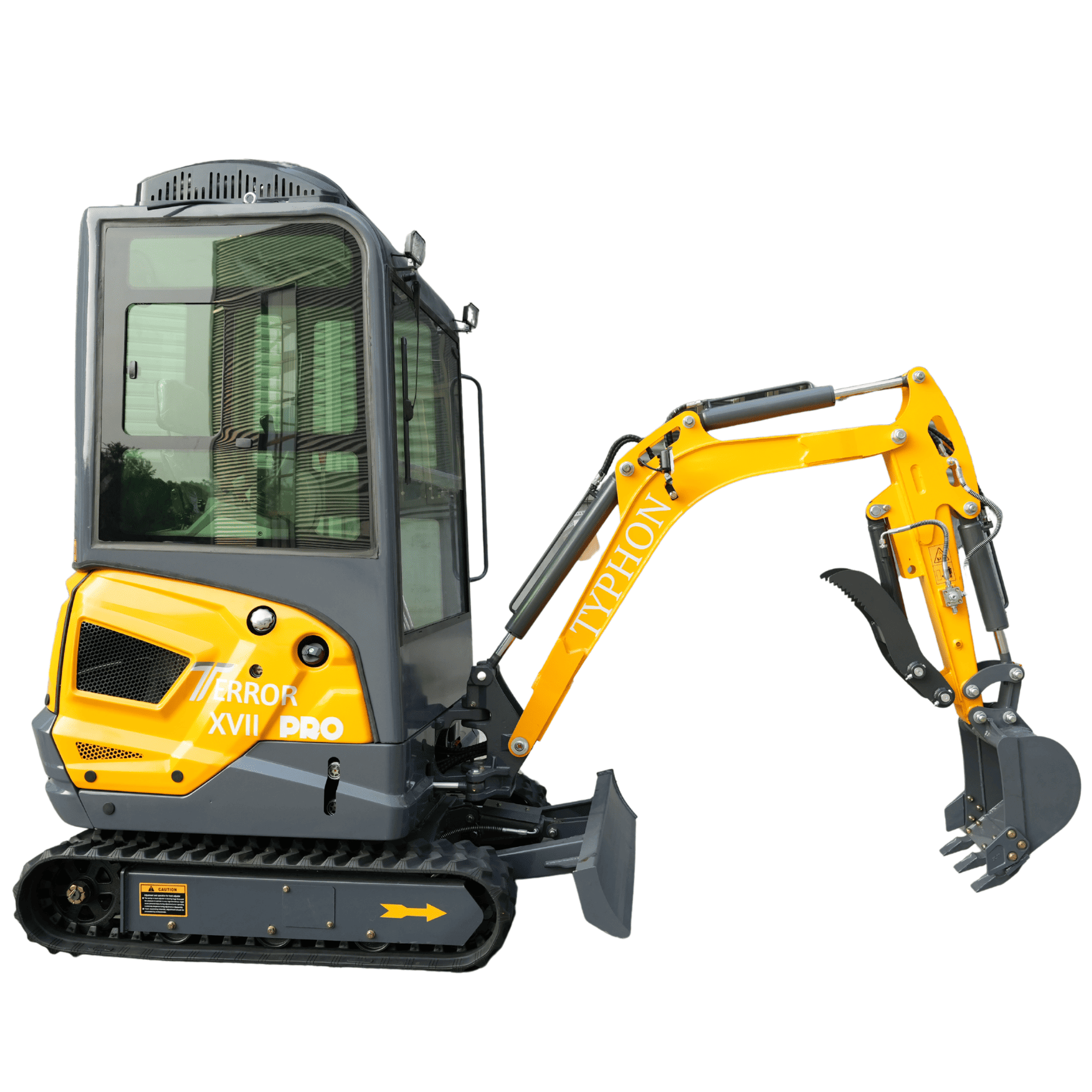 TYPHON TERROR XVII PRO Prestige Edition Mini Excavator 4000LB Kubota D902