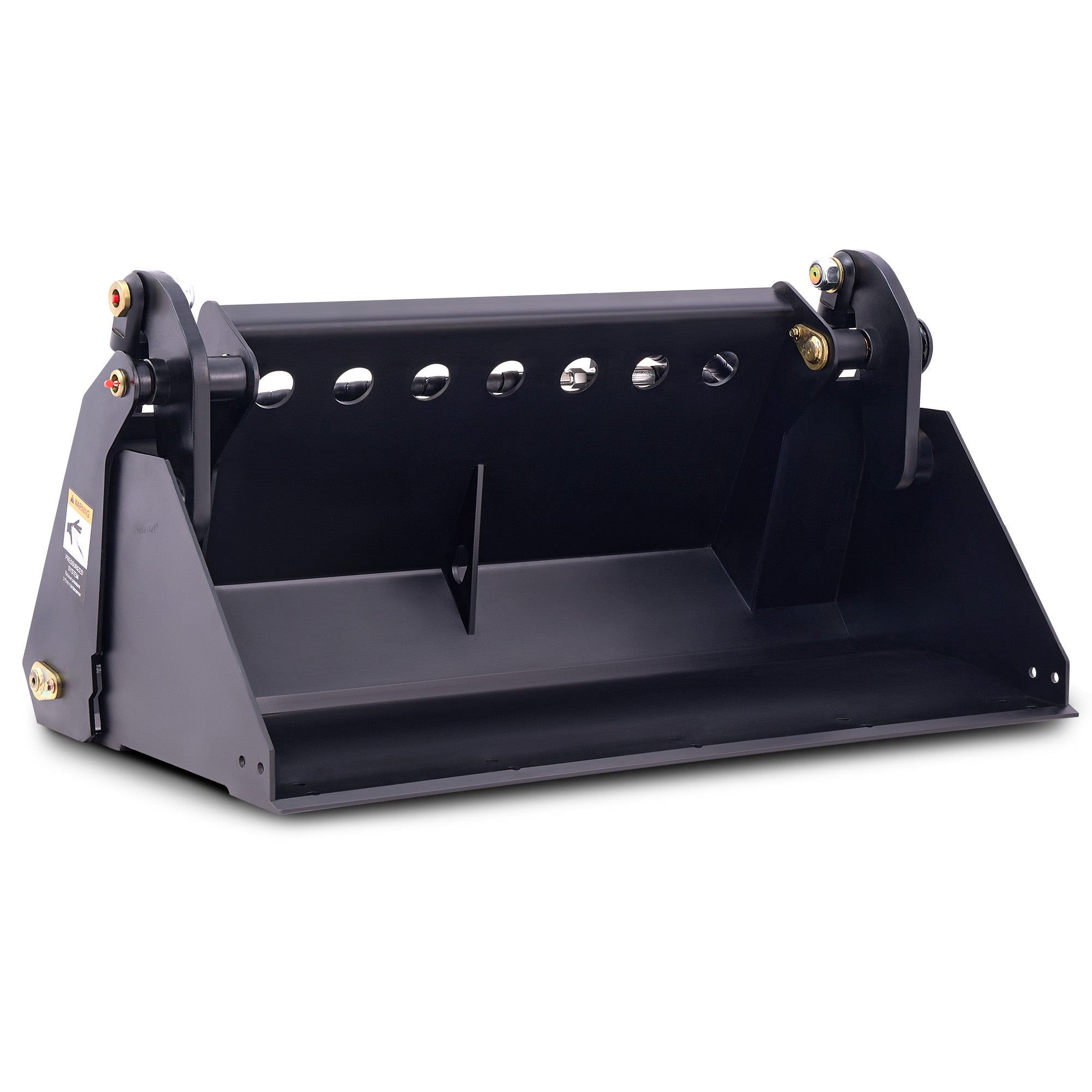 41" 4-in-1 Combo Mini Skid Steer Bucket Attachment with Quick Attach, Universal