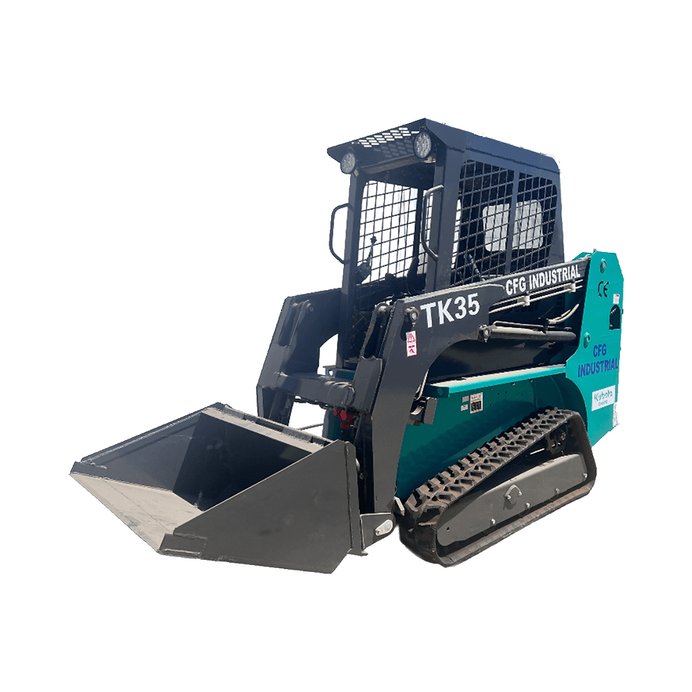 Thumbnail: 1.4 Ton, Open Cabin Skid Steer W/ Kubota Diesel Engine | TK35