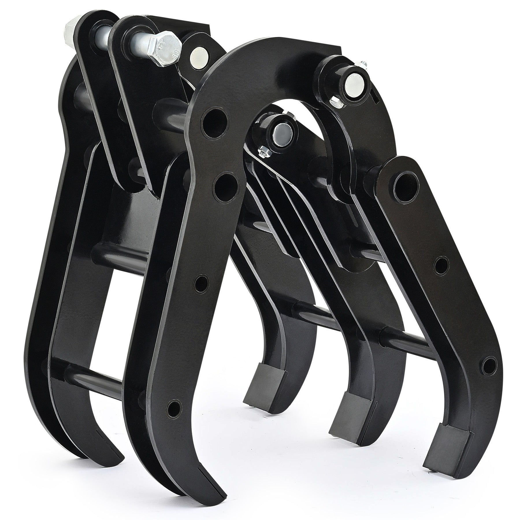 Mini Excavator Grapple Grabber Attachment with Wide Opening for Woods Rocks