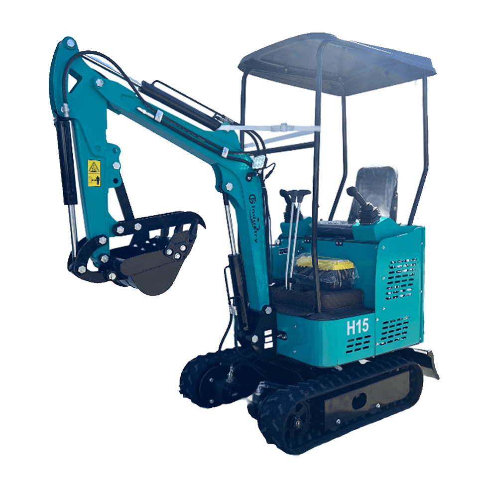 1 ton, 13.5HP RATO Mini Excavator w/ pilot control system | H15R