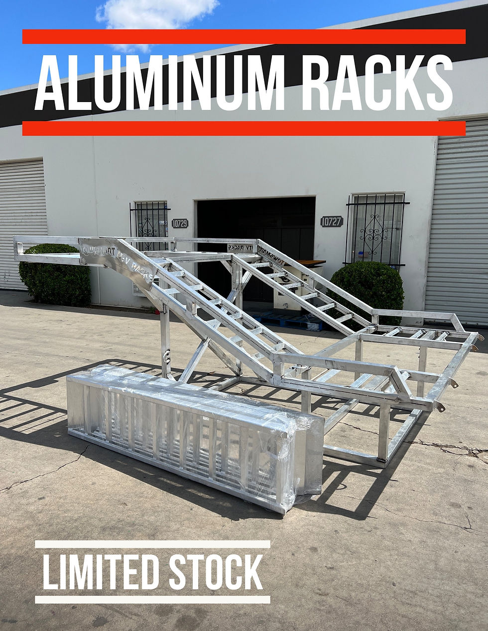 Aluminum UTV Truck Rack – 6061-T6, 3,000 lb Capacity, No-Drill Install