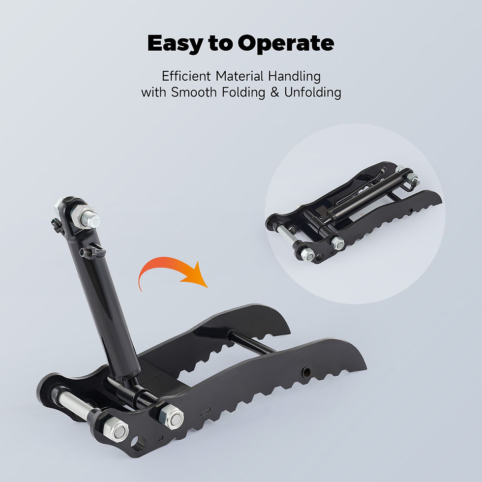 Thumbnail: Hyd. Thumb Clip Attachment for 0-2T Mini Excavator Digger with Hyd. Hoses