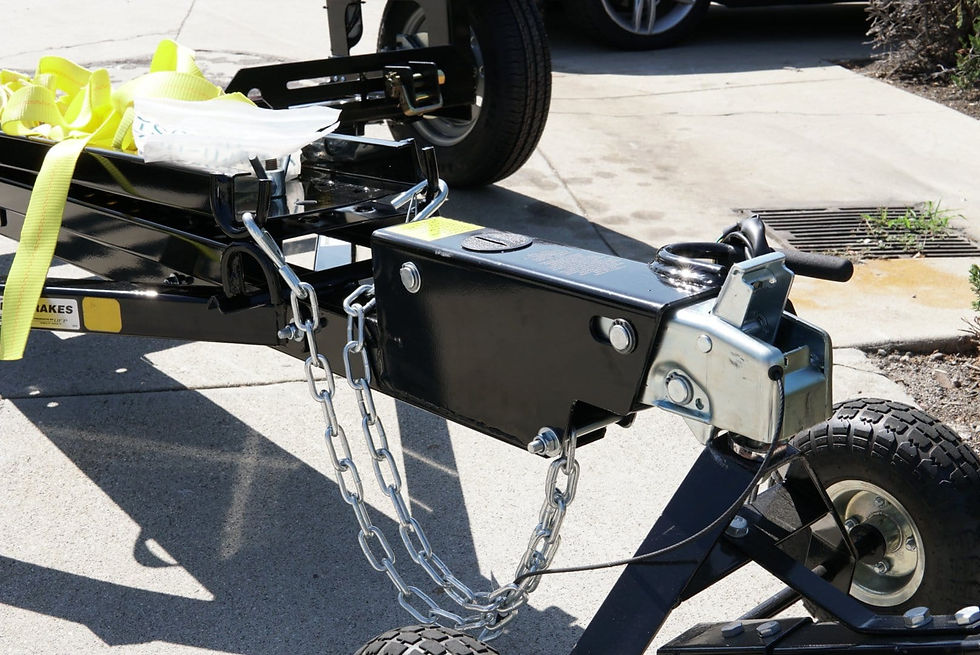 Thumbnail: Stand-Up Car Tow Dolly with Surge Disc Brakes – 5,000 lb Capacity