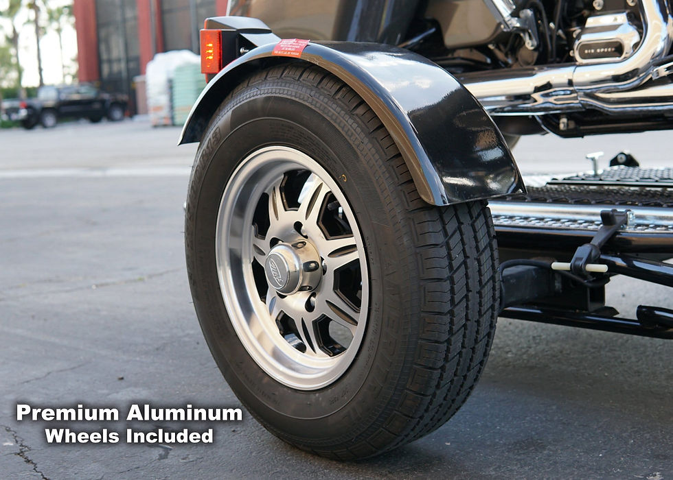 Thumbnail: Folding Stand-Up Motorcycle Trailer – Ride-Up, 1,300 lb Capacity