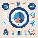 circular icon for _CHANGE MANAGEMENT_ using professional colors similar to navy blue.jpg