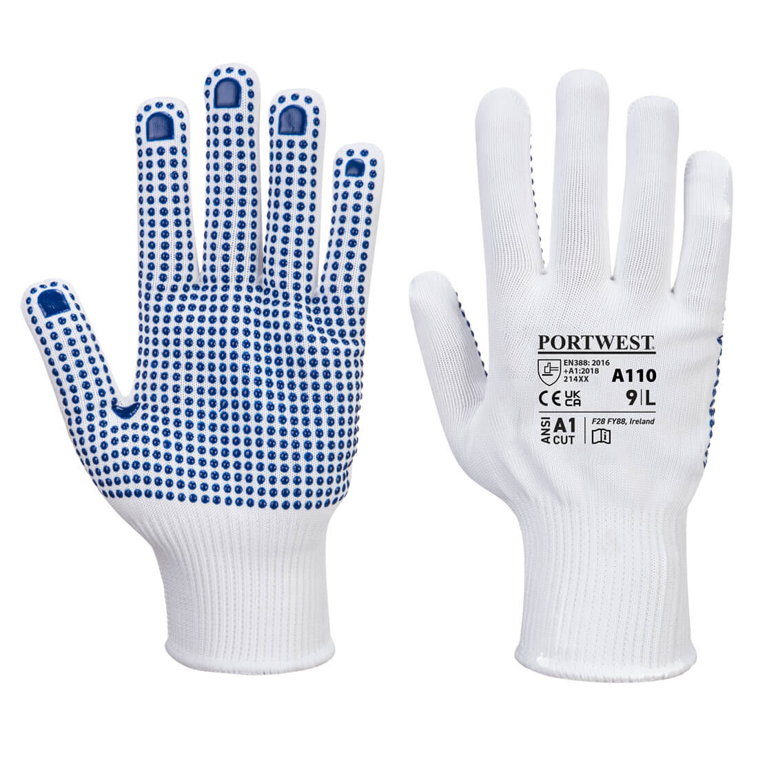 A110 - Nylon Polka Dot Glove