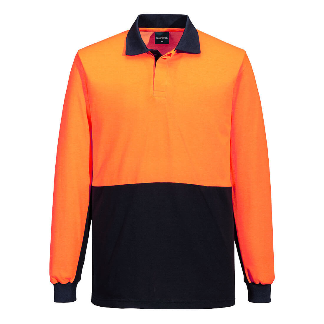MP813 - Hi-Vis Contrast Class D Polo Shirt L/S