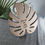 Thumbnail: Monstera leaf made of beech wood – table decoration & coaster
