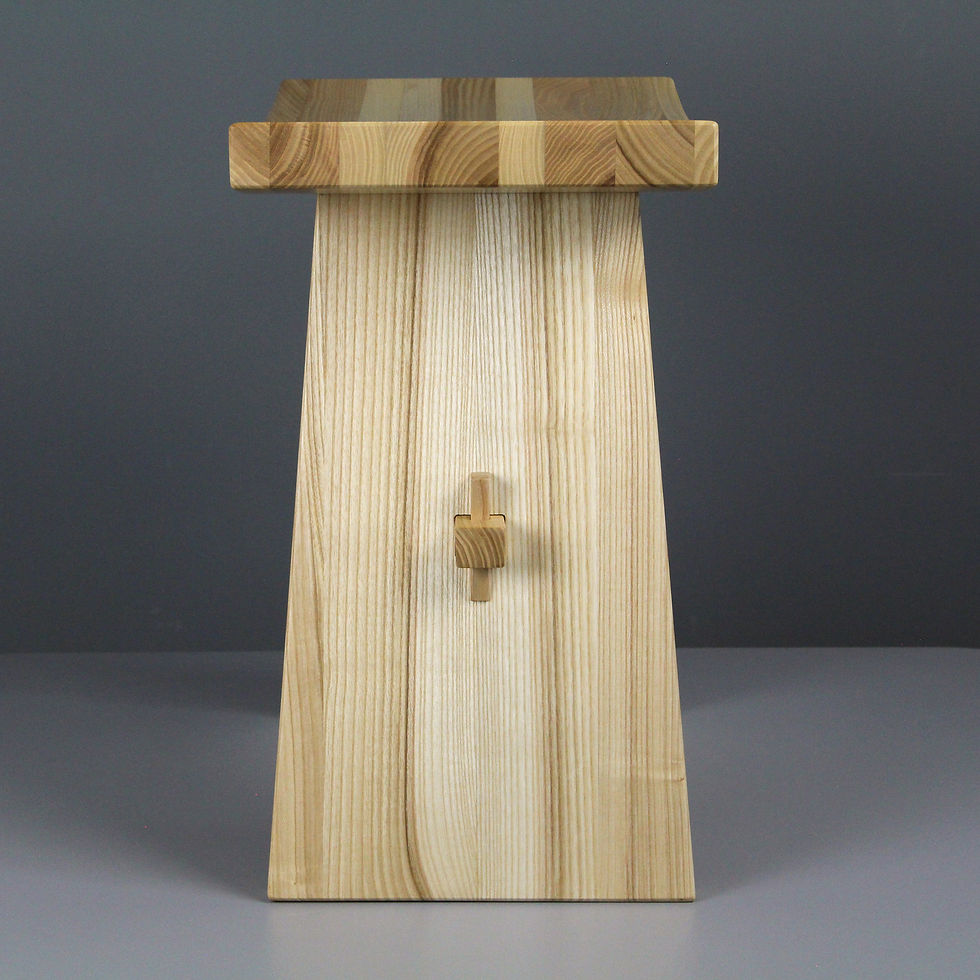Thumbnail: Solid Ash Japanese-Style Stool