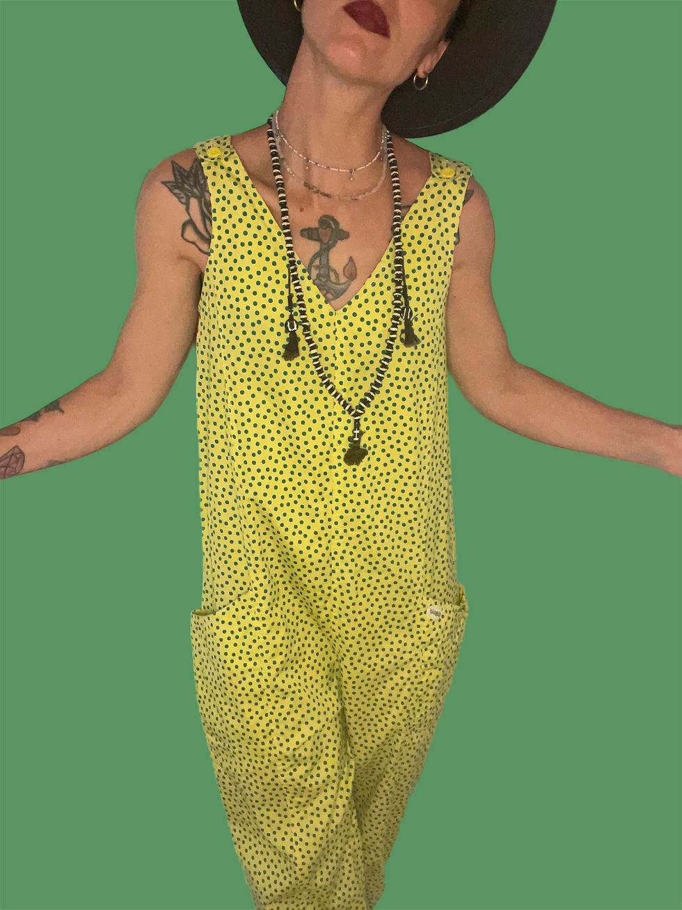 Miniatura: Salopette pois 