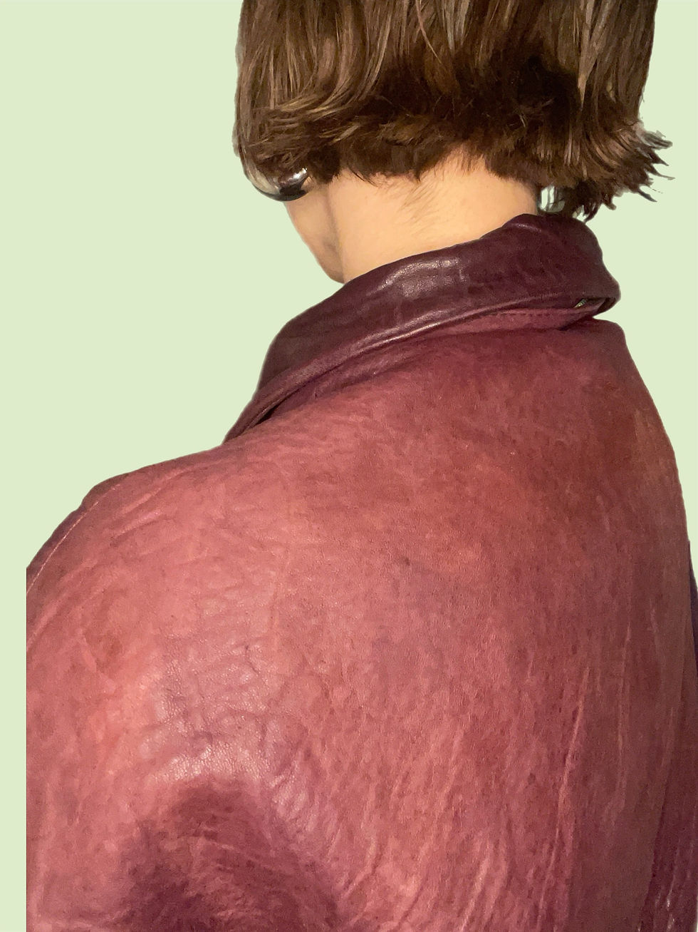 Miniatura: Giubbino bomber vera pelle 