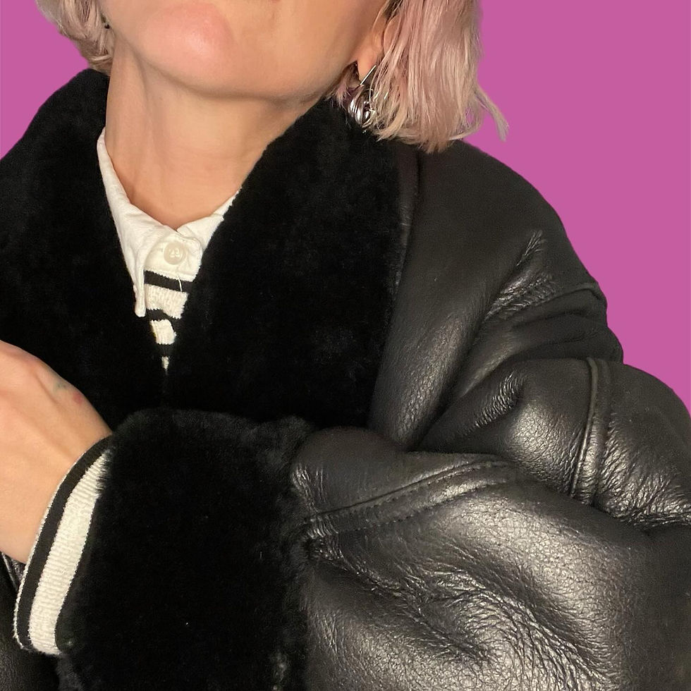 Miniatura: Montone Shearling originale