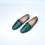 Miniature : Mocassins femme à boucle vert Abidjan