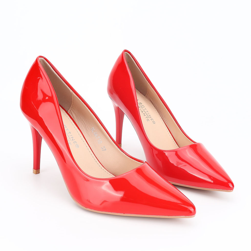 Miniature : Escarpins vernis talon aiguille bout pointure Abidjan
