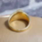 Chevaliere homme gold à pierre verte à Abidjan