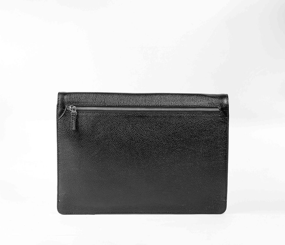 Miniature : sac en cuir ordinateur vue de face à Abidjan