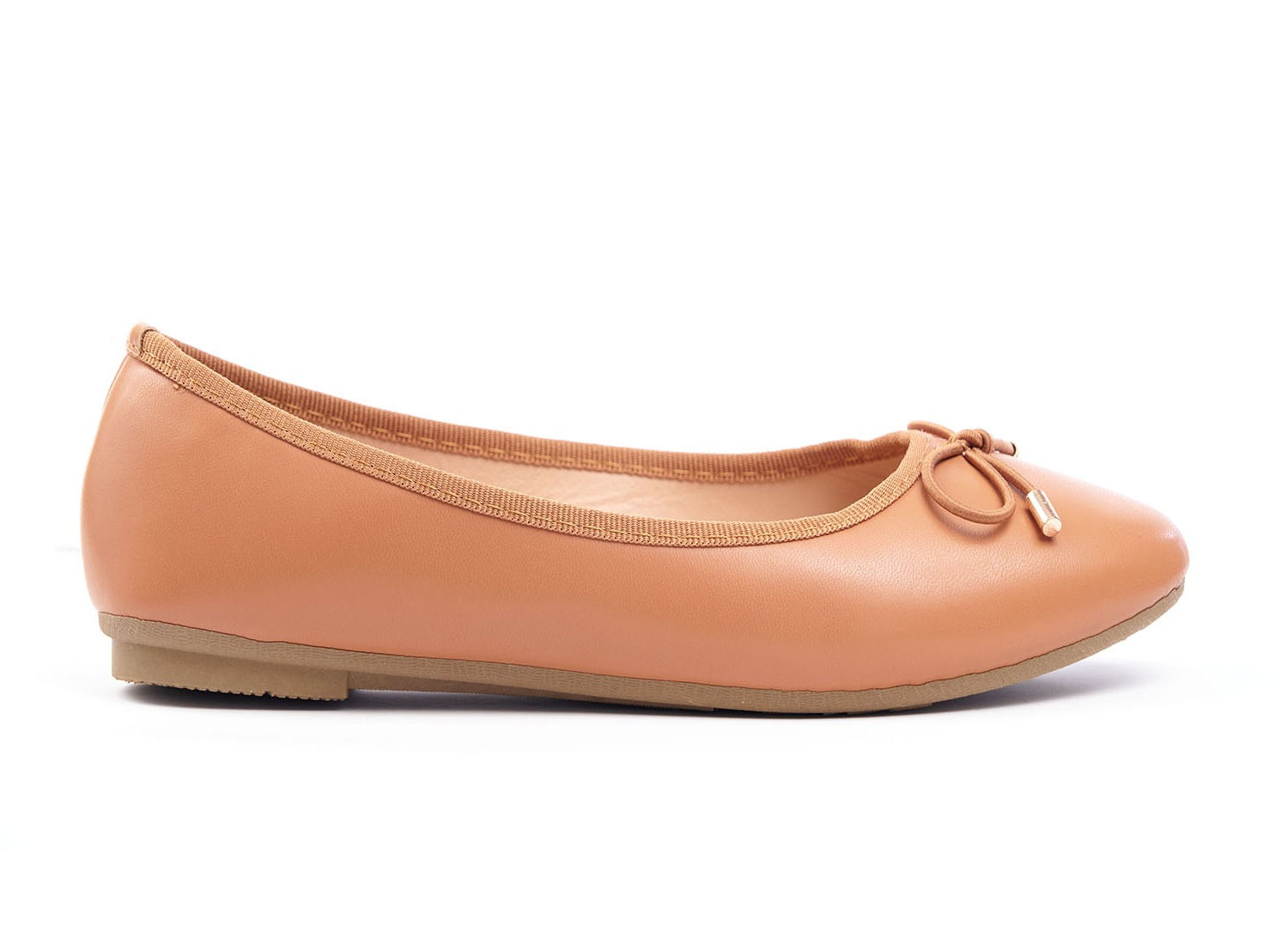 Ballerines matte femme Camel à nœuds à Abidjan