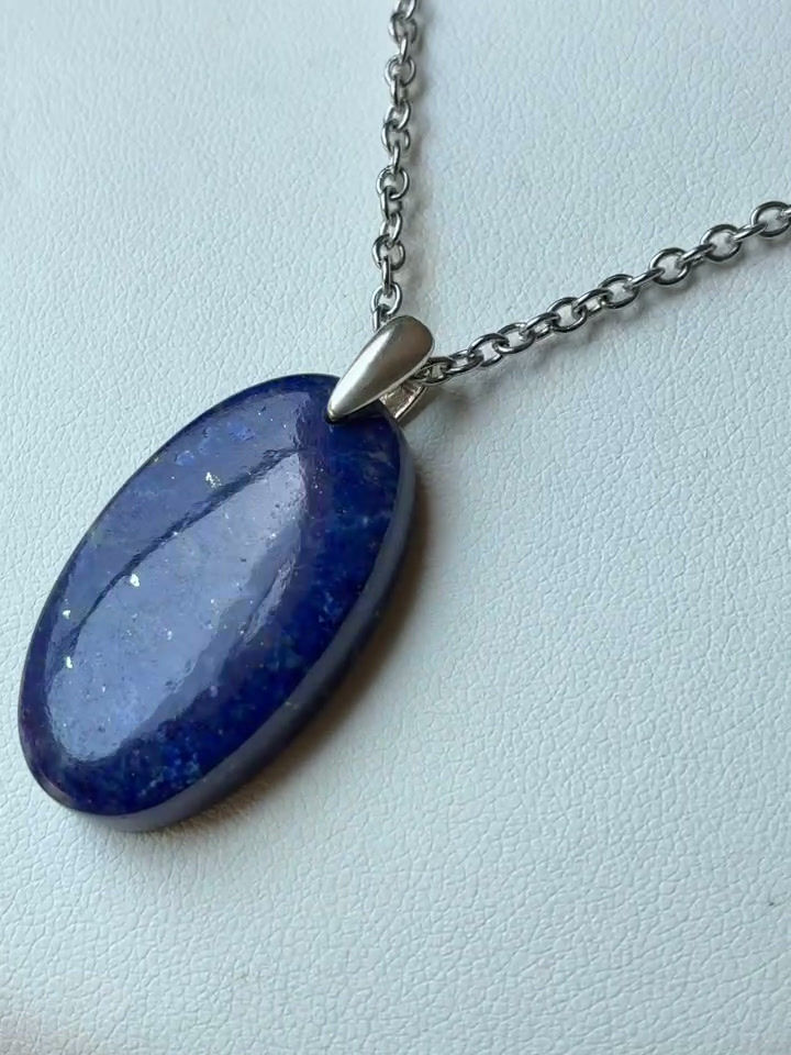 Miniature : Chaîne avec pendentif en Lapis Lazuli