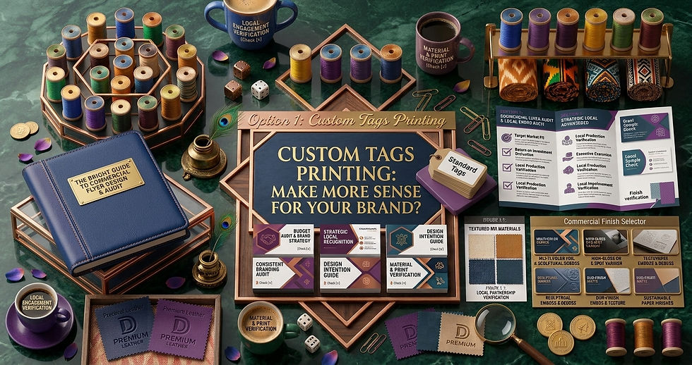 Custom Tags Printing vs. Standard Tags: Which Option Makes More Sense for Your Brand?