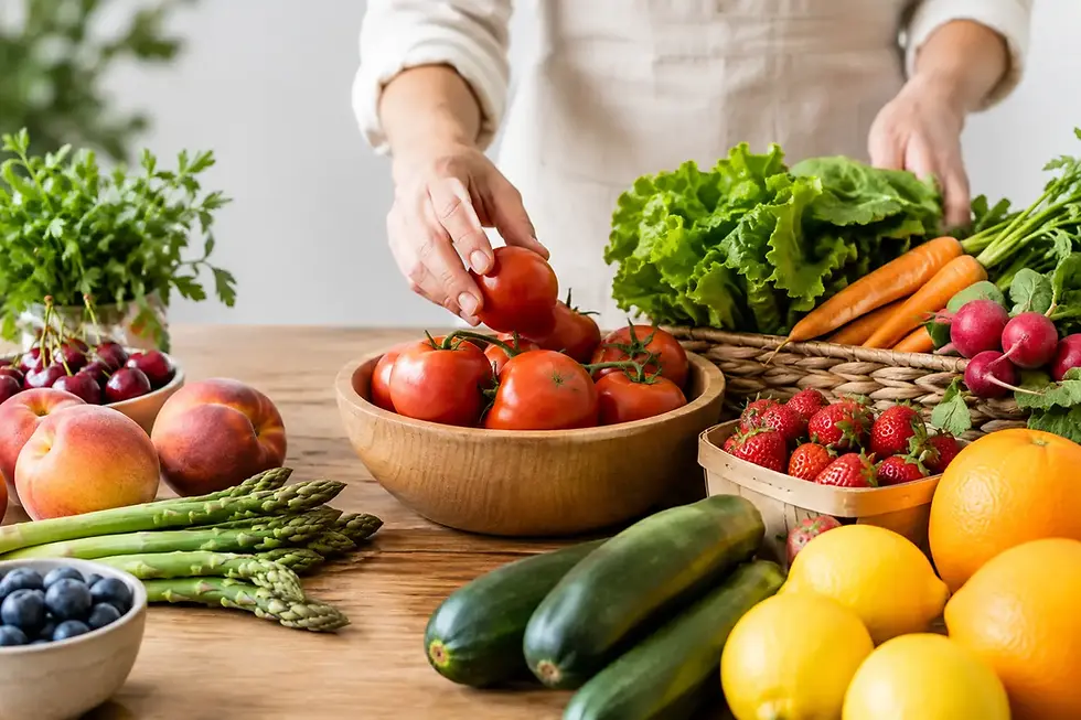 Como identificar ingredientes sazonais à mesa