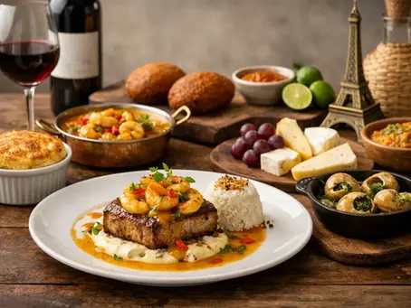 Gastronomia francesa brasileira com sotaque baiano