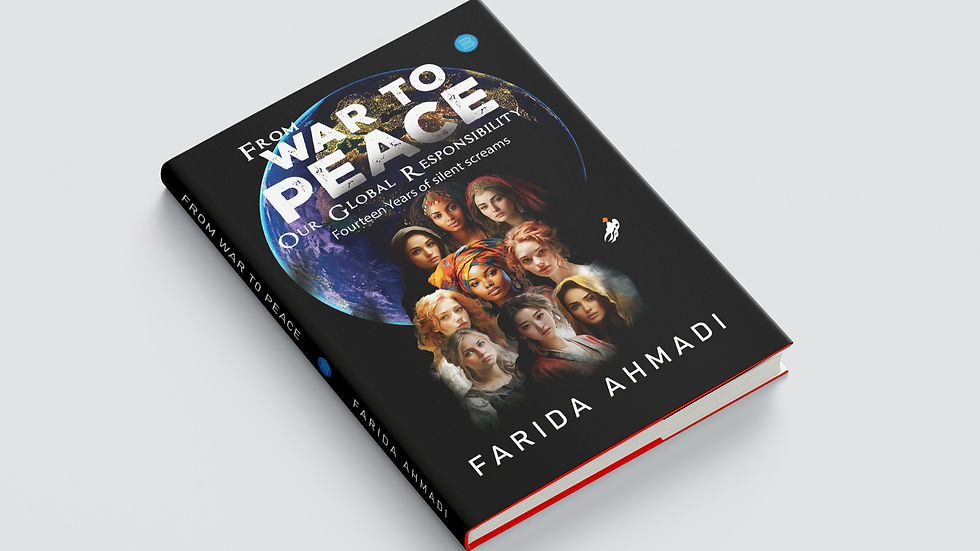 The second edition of "War to Peace," a book by Farida Ahmadi, is now available worldwide through Form Publications.
